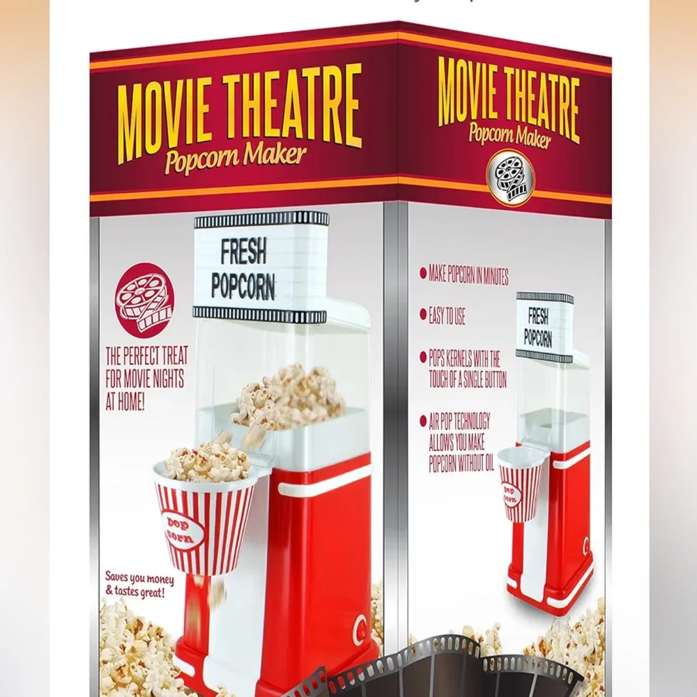 New Movie Theatre Popcorn Machine